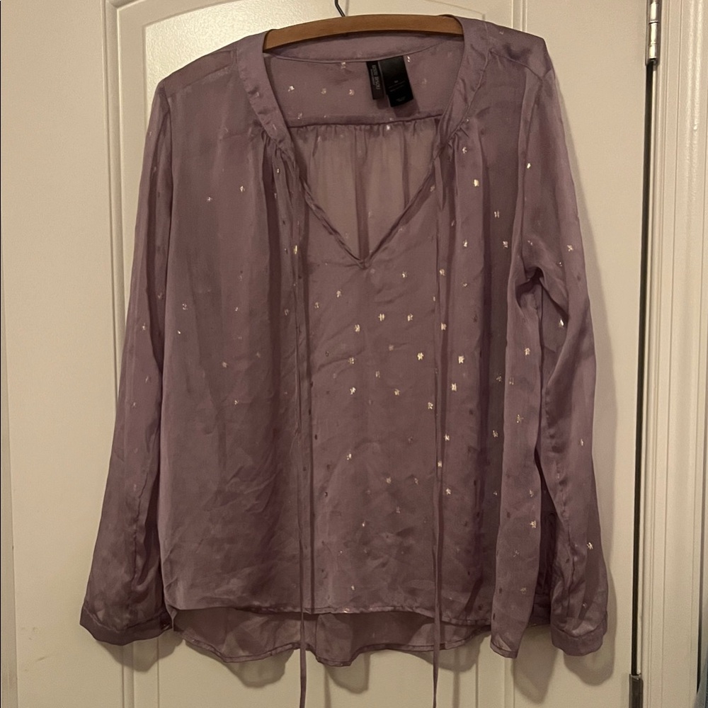 Lavender Sheer Women's Top